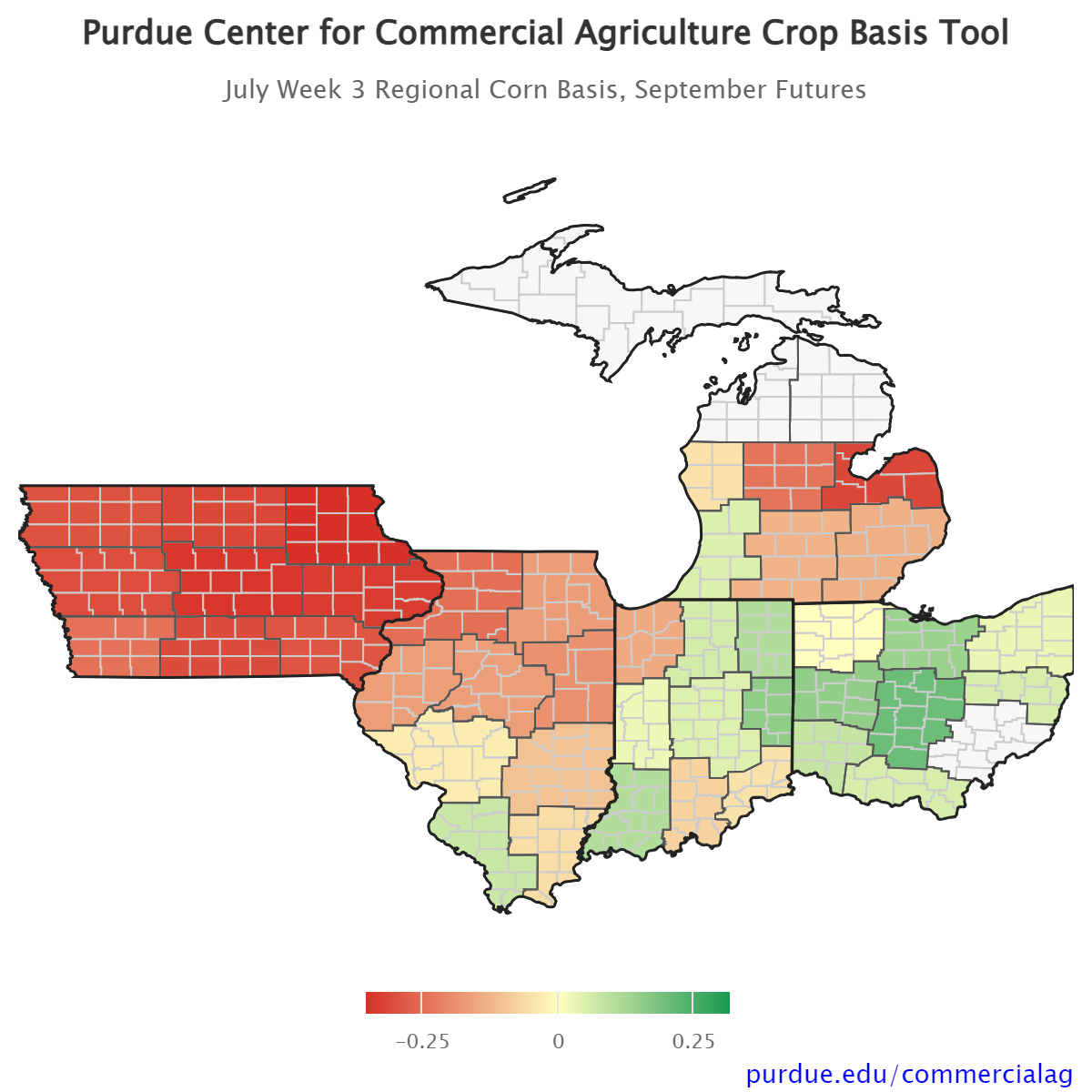 Figure 1 regional corn basis map explained in body text
